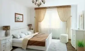 Карнизы в спальню: разновидности и рекомендации по выбору. Карнизы для штор фото.