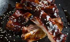 Как приготовить свиные ребрышки на гриле в маринаде терияки — пошаговый рецепт с фото для вкусного ужина.