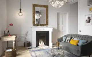 Интерьер гостиной с камином: фото лучших решений. Камин в доме.