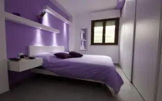 Романтический сиреневый цвет в современном дизайне интерьеров