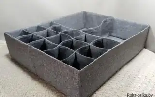 Как сделать органайзер для хранения белья своими руками: подробные инструкции