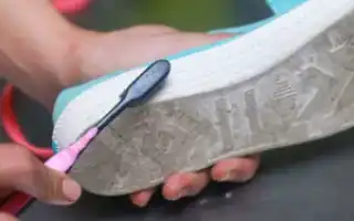 Как отбелить белые кроссовки в домашних условиях. Как отбелить обувь.