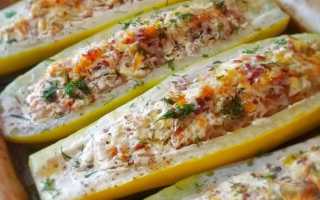 Как приготовить фаршированные кабачки на сковороде – пошаговый рецепт с фото для всей семьи