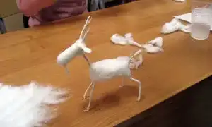 Особенности изготовления игрушек из ваты своими руками. Поделки из ваты.