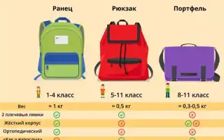 Как правильно выбрать школьный рюкзак. Советы и решения
