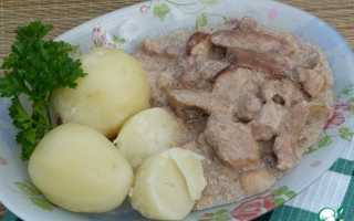Свинина с грибами в сливках – кулинарный рецепт для гурманов