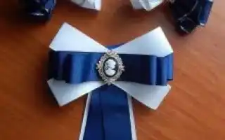 Галстук канзаши: как сделать своими руками. Как сделать галстук.