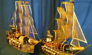 Как сделать корабль или яхту из пенопласта своими руками. Корабль своими руками.