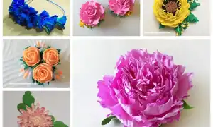 Лучшие мастер-классы по цветам из фоамирана и основы техники. Цветы из фоамирана для начинающих.