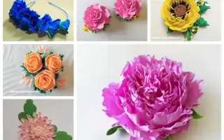 Лучшие мастер-классы по цветам из фоамирана и основы техники. Цветы из фоамирана для начинающих.