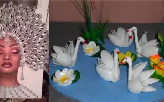 Поделки из пластиковых ложек своими руками: 100 идей. Поделки из пластиковых ложек.