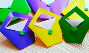 Как сделать оригами сумочку из бумаги. Как сделать сумку из бумаги.