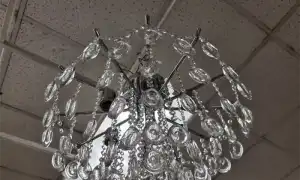 Как правильно мыть хрустальную люстру