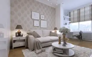 Какие обои выбрать для зала, чтобы комната казалась больше. Обои для зала в частном доме.