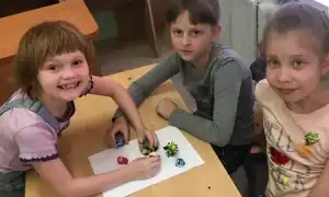 Лепим Смешариков из я по изобразительному искусству (изо, 2 класс)