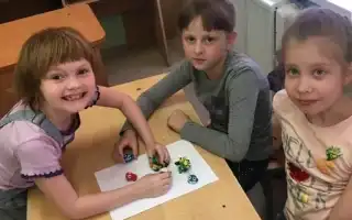 Лепим Смешариков из я по изобразительному искусству (изо, 2 класс)