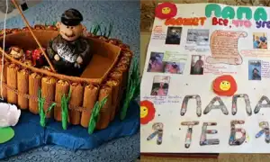 Поделки на День Рождения папе от сына и дочки: 100 идей. Подарок папе на день рождения своими руками.
