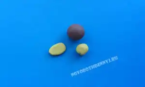 Как слепить обезьяну из пластилина