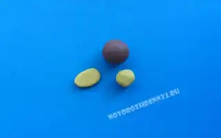 Как слепить обезьяну из пластилина