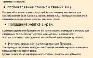 Почему не взбиваются белки с сахаром в густую пену и как исправить эту проблему?