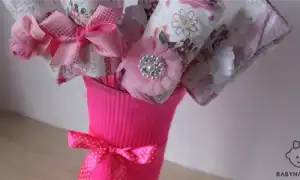 Как сделать букет из памперсов своими руками. Букет из памперсов.