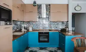 Всё о дизайне П-образной кухни (50 фото). П образная кухня с барной стойкой.