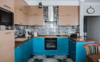 Всё о дизайне П-образной кухни (50 фото). П образная кухня с барной стойкой.