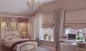 Оформление спальни для девушки. Дизайн комнаты для девушки в современном стиле.