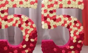 С днём рождения! Идеи декорирования объёмных цифр своими руками к торжеству. Цифры из пенопласта.