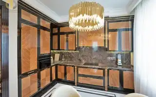 Дизайн кухни в стиле арт деко: особенности, отделка и обустройство