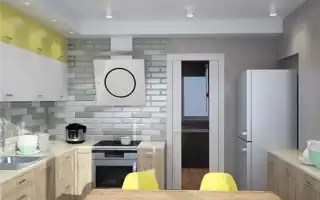 Планировка кухни серии домов П-44