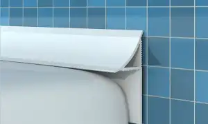 Как приклеить бордюр на ванну