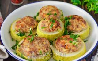 Запекаем в духовке фаршированные кабачки с курицей – пошаговый рецепт с фото для вкусного ужина