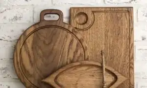 Как эстетично расположить разделочные доски на кухне. Подставка для разделочных досок.