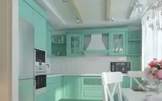 70 фото мятной кухни в интерьере: готовые решения, советы по оформлению