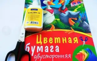 Аппликация на тему Береза