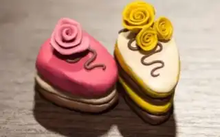 Еда для кукол. Торты из пластилина