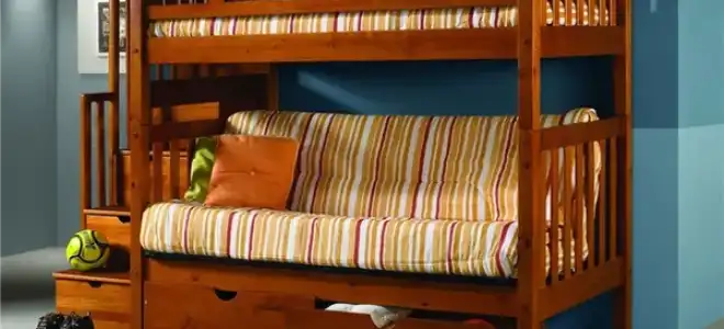 Двухъярусные кровати с диваном внизу – виды и их функционал. Двухъярусная кровать с диваном внизу.