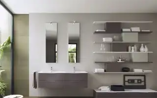 Полка в ванную комнату: виды, варианты размещения и 72 стильных фото в интерьере