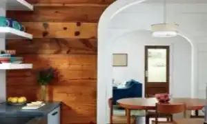 Ламинат на стене кухни: варианты оформления в реальных фото