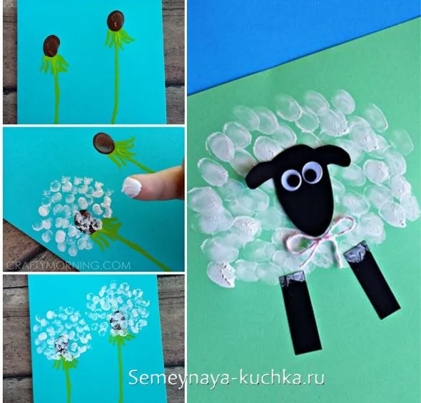 поделки детям 1-2 лет