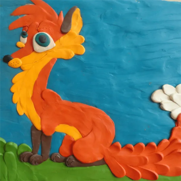 Аппликации из пластилина. Аппликация из пластилина. 43