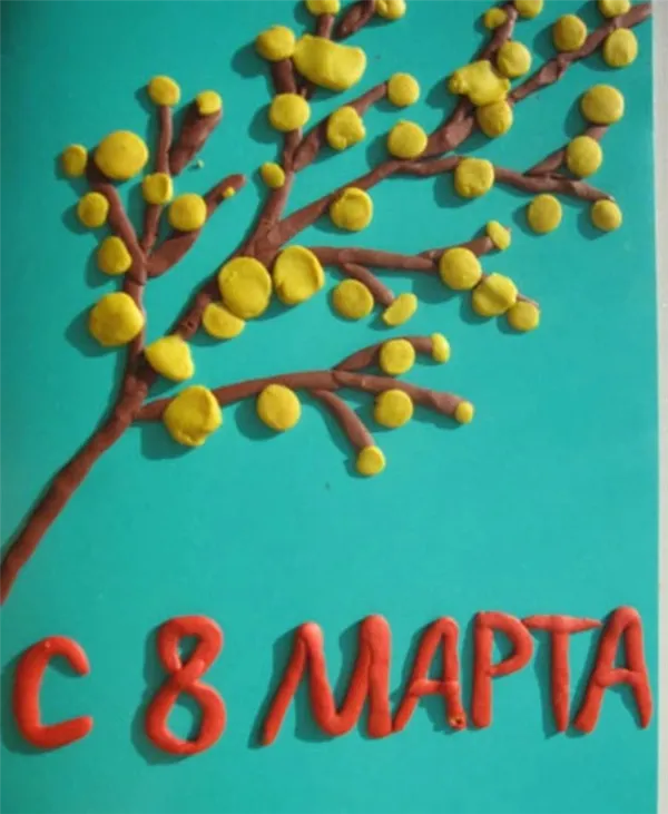 Аппликации из пластилина. Аппликация из пластилина. 47