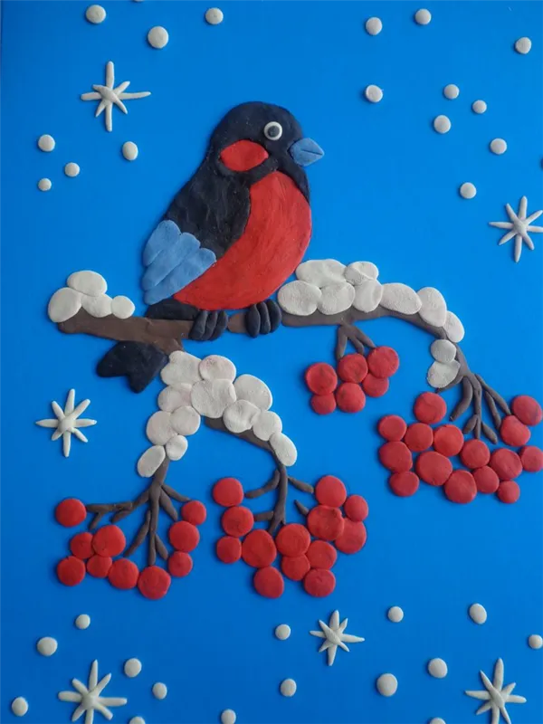 Аппликации из пластилина. Аппликация из пластилина. 64