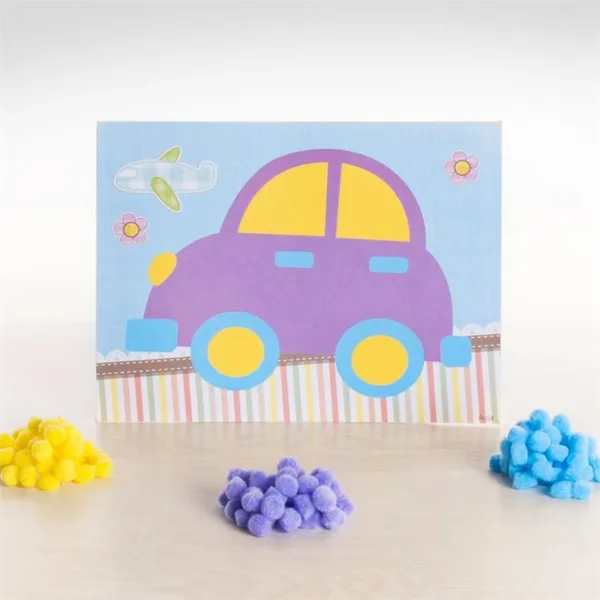 Аппликации в виде машины. Цветные машинки для детей. 31