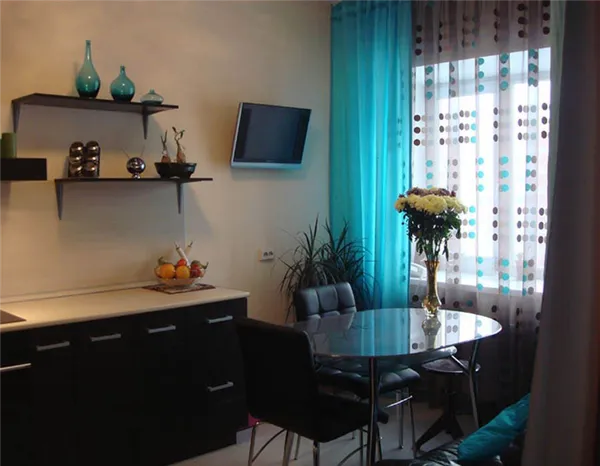 Дизайн кухни в бирюзовом цвете: 60+ фото примеров, оригинальные идеи оформления