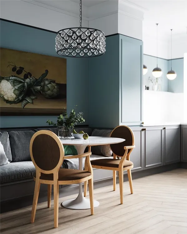 Дизайн кухни бирюзового цвета: особенности оформления, трендовые сочетания и 70+ вдохновляющих интерьеров