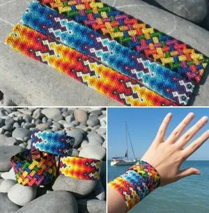 Браслет из мулине схемы