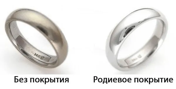 Что такое родирование ювелирных изделий. Радированное серебро что это. 5