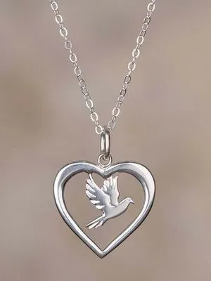 серебряное сердце